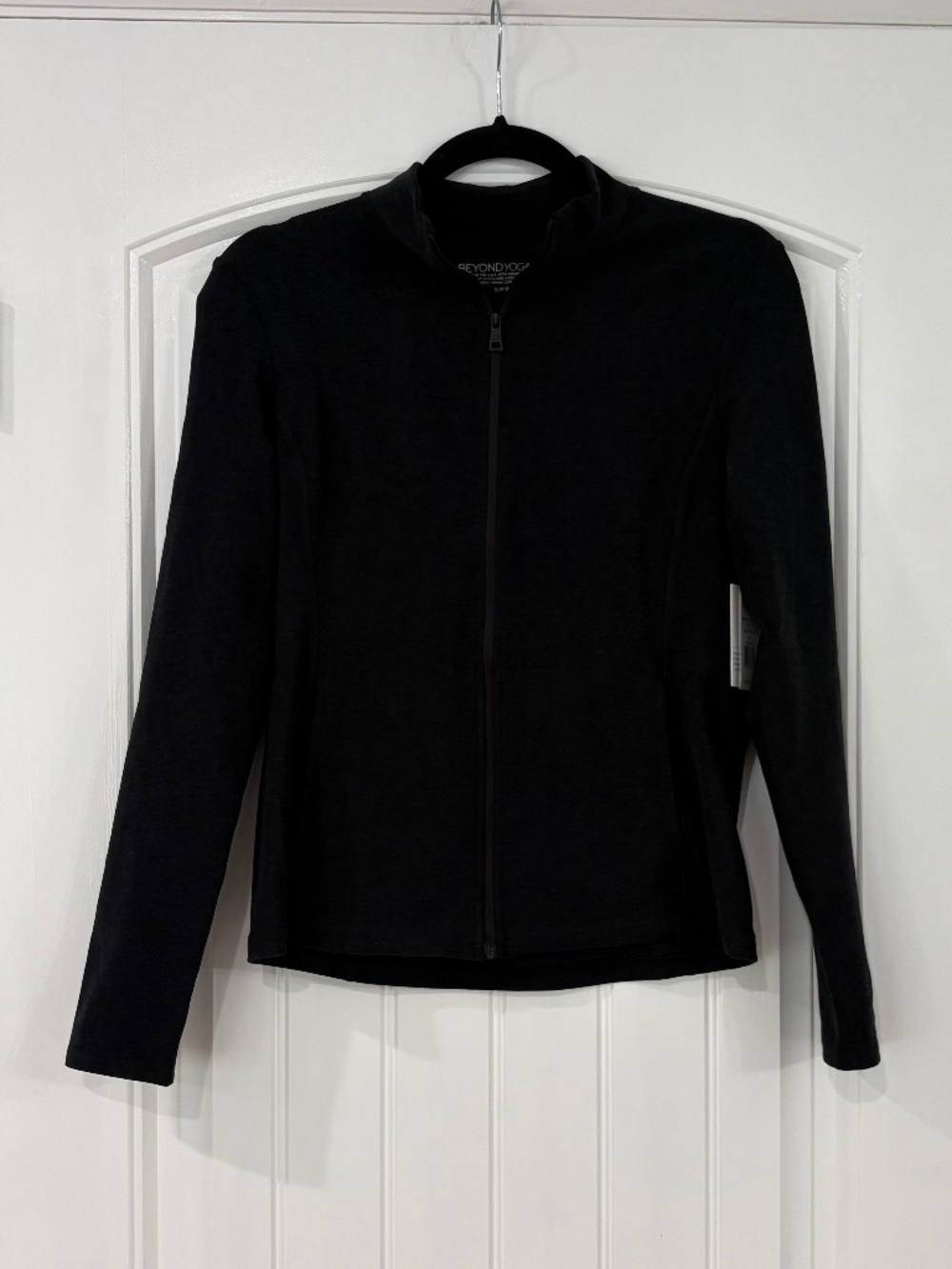 Beyond yoga Spacedye™ On The Go Mock Neck Jacket Darkest night